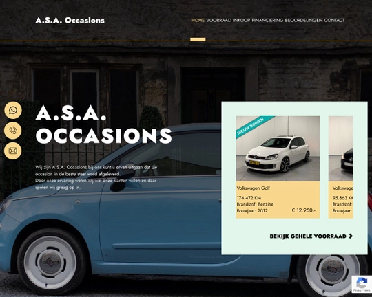 A.S.A. Occasions Logo