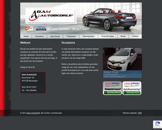 ADAM AUTOBEDRIJF Logo