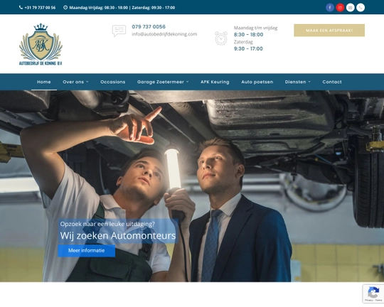 Autobedrijf de Koning Logo