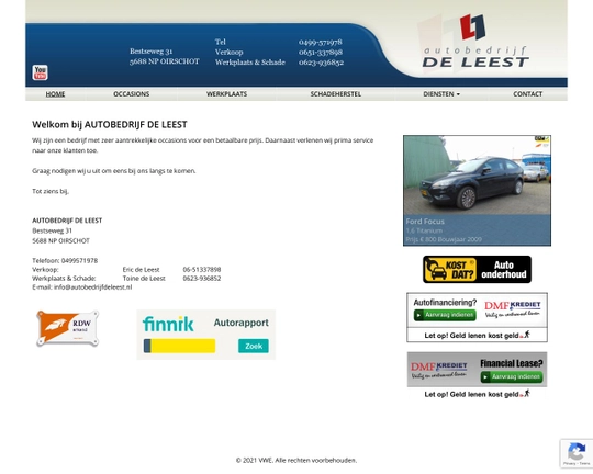 Autobedrijf De Leest Logo