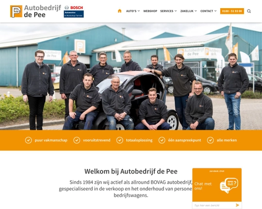 Autobedrijf de Pee Logo