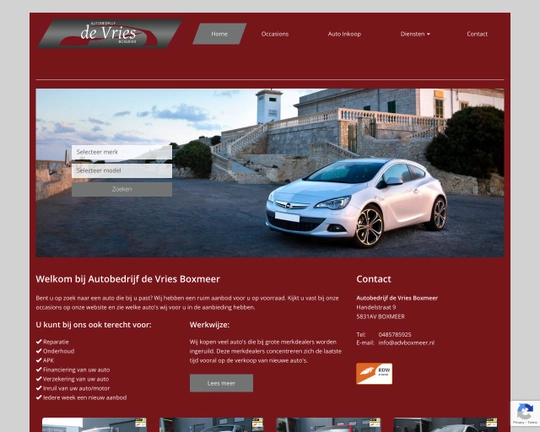 Autobedrijf de Vries Boxmeer Logo