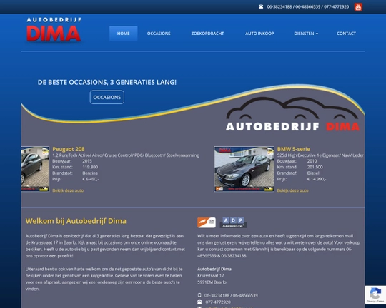 Autobedrijf Dima Logo