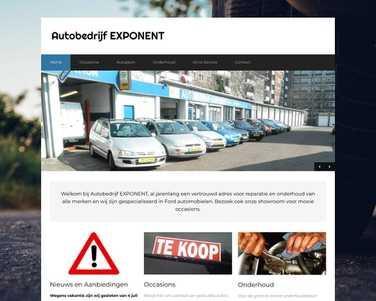Autobedrijf Exponent Logo