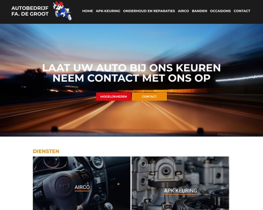 Autobedrijf FA. de Groot Logo