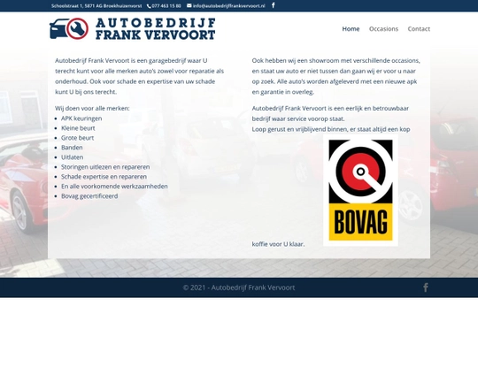 Autobedrijf Frank Vervoort Logo