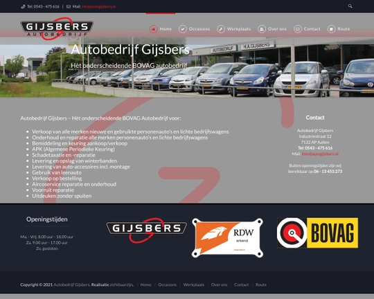 autobedrijf gijsbers Logo