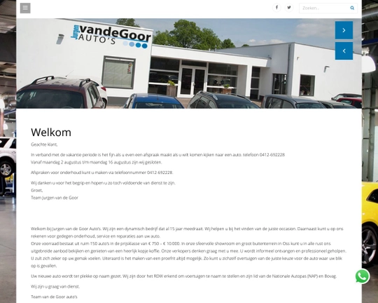 Autobedrijf Jurgen van de Goor Logo
