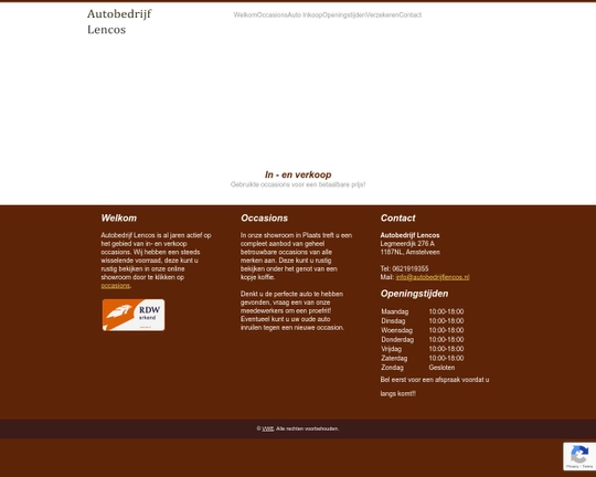 Autobedrijf Lencos Logo