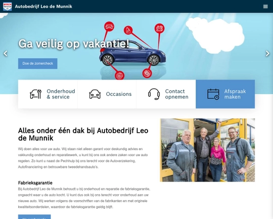Autobedrijf Leo de munnik Logo