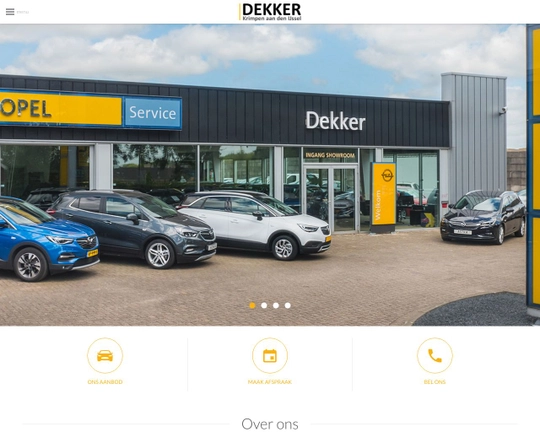 Autobedrijf Opel Dekker Logo