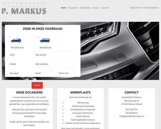 Autobedrijf P. Markus Logo