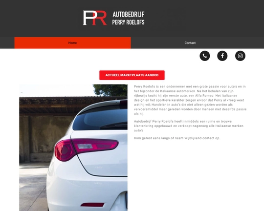 Autobedrijf Perry Roelofs Logo