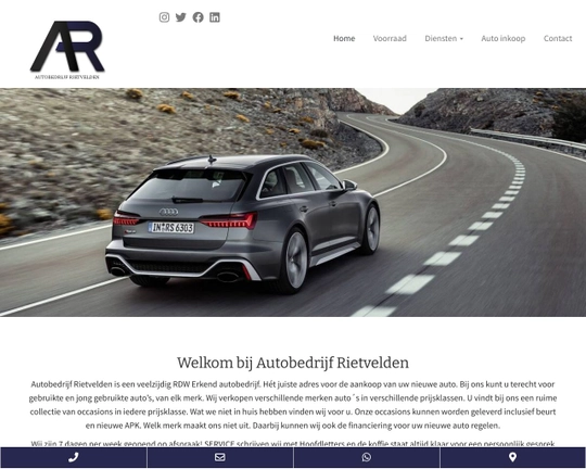 Autobedrijf Rietvelden Logo