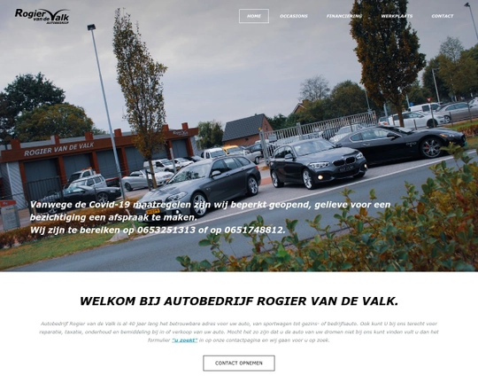 Autobedrijf Rogier van de Valk Logo