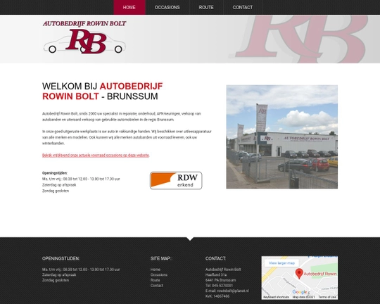 Autobedrijf Rowin Bolt Logo