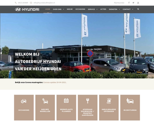 Autobedrijf Uden Hyundai van de Heijden Logo