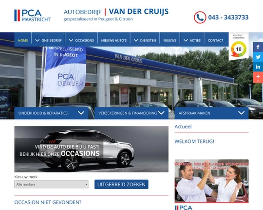 Autobedrijf van der Cruijs Logo
