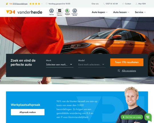 Autobedrijf van der Heide Logo