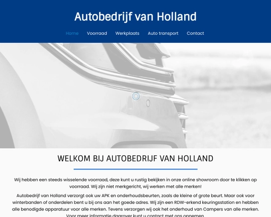 Autobedrijf van Holland Logo