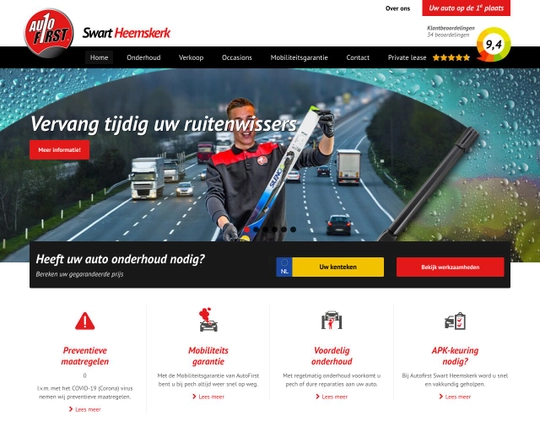 Autofirst Swart Logo