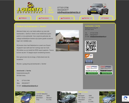 Autohandel J. Gerrits Logo