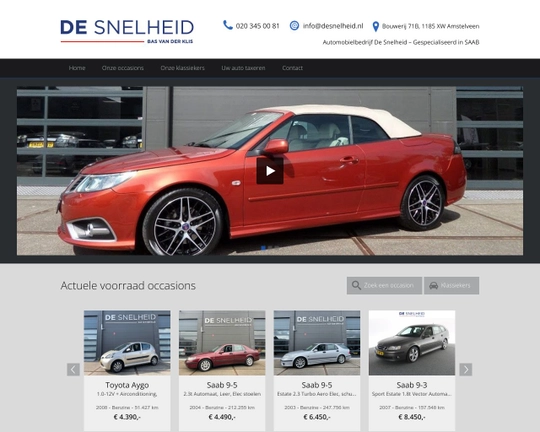 Automobielbedrijf de Snelheid Logo