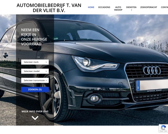 Automobielbedrijf T. van der Vliet Logo