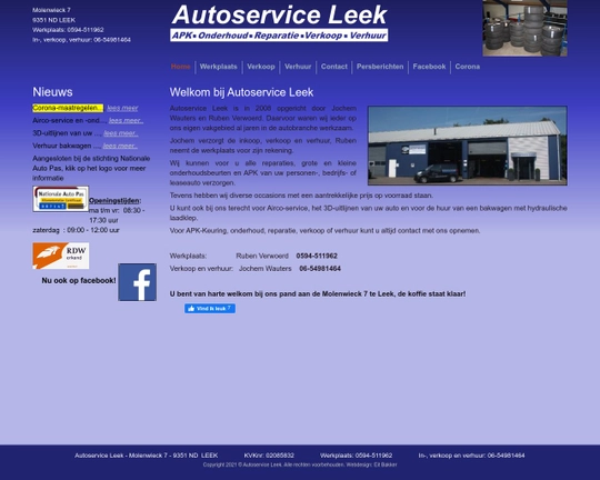 Autoservice Leek Logo