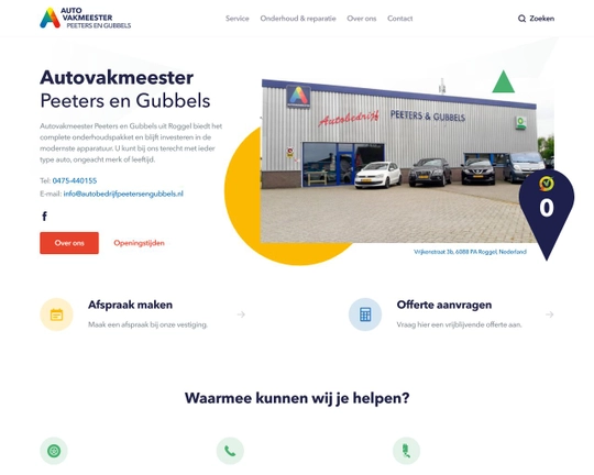 autovakmeester  peeters en Gubbels Logo