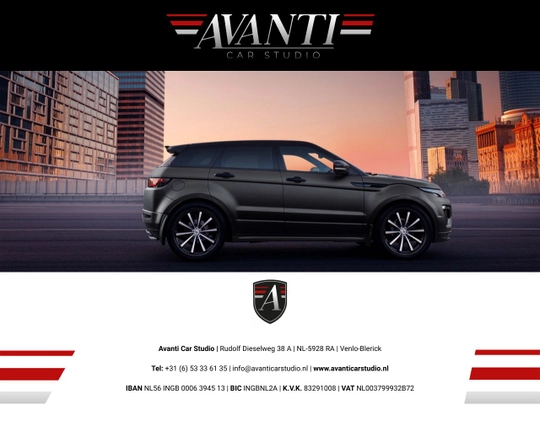Avanti Car Studio Logo