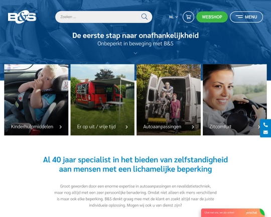 B&S Onbeperkt in Beweging Logo