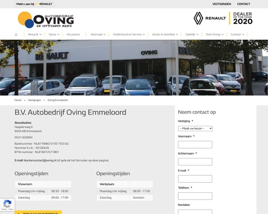 B.V. Autobedrijf Oving Emmeloord Logo