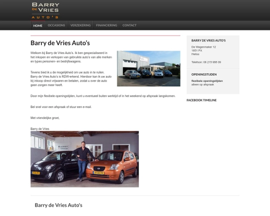 Barry de Vries Auto's Logo