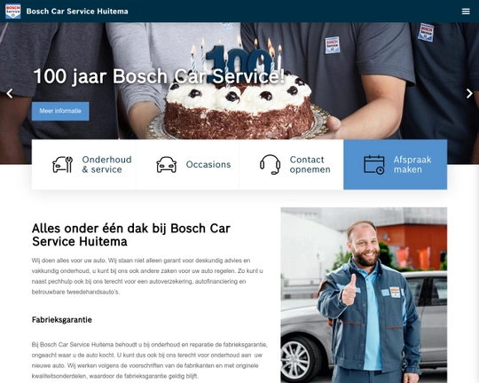 Bosch Car Service Huitema Logo