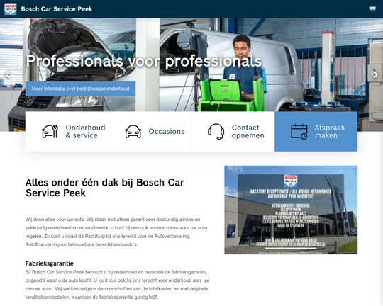 Bosch Car Service Peek Logo