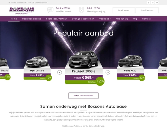 Boxsons Autolease Logo