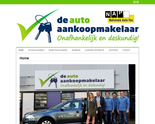 De auto aankoop Makelaar Logo