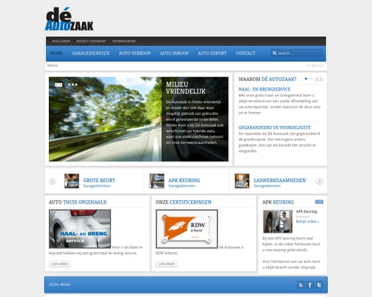 de autozaak Logo