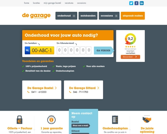 De Garage Logo