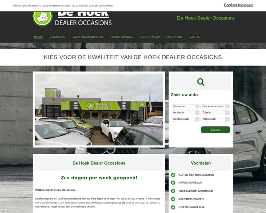 De Hoek Occasions Logo