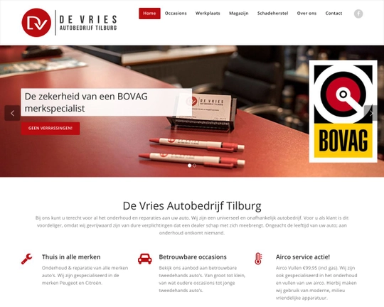 De Vries Autobedrijf Logo