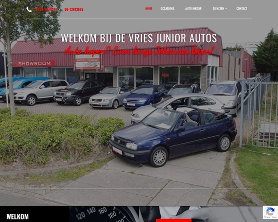 De Vries JR Auto's Logo