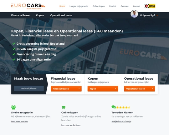 Eurocars Bedrijfswagen Logo