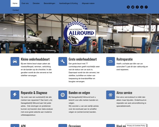 Garagebedrijf Allround Logo