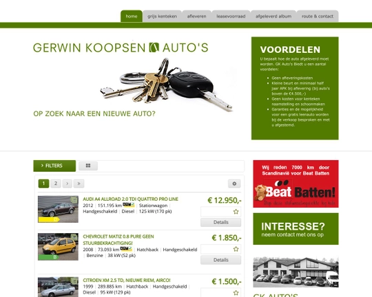 Gerwin Koopsen Auto's Logo