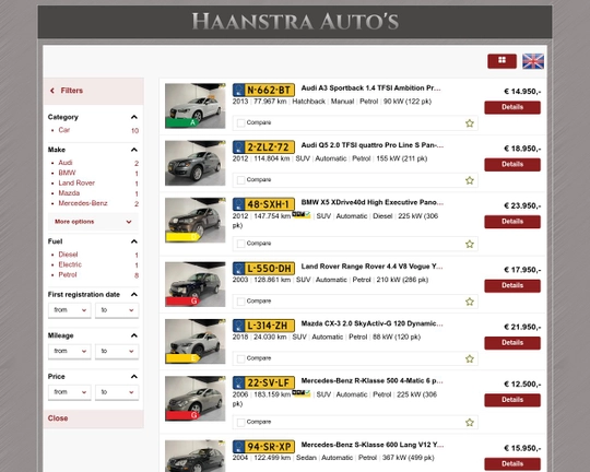Haanstra Auto's B.V. Logo