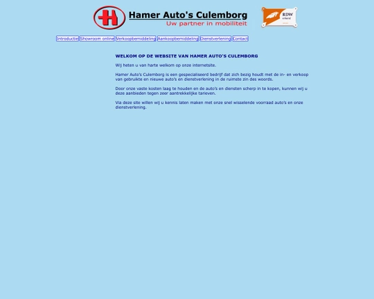 Hamerautos, autobedrijf in Culemborg Logo