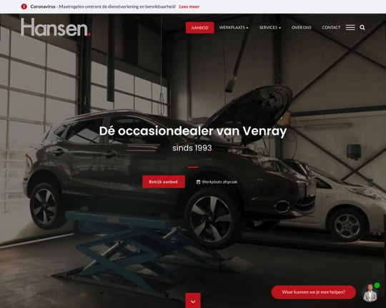 Autobedrijf Hansen Logo
