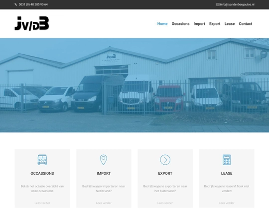 J. van den Berg Auto's Logo
